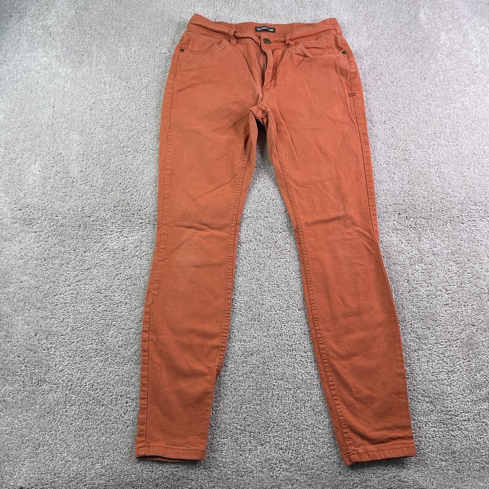 Toad and Co Pants Womens 4 Orange Earthworks Skinny 5 Pocket Stretch Canvas